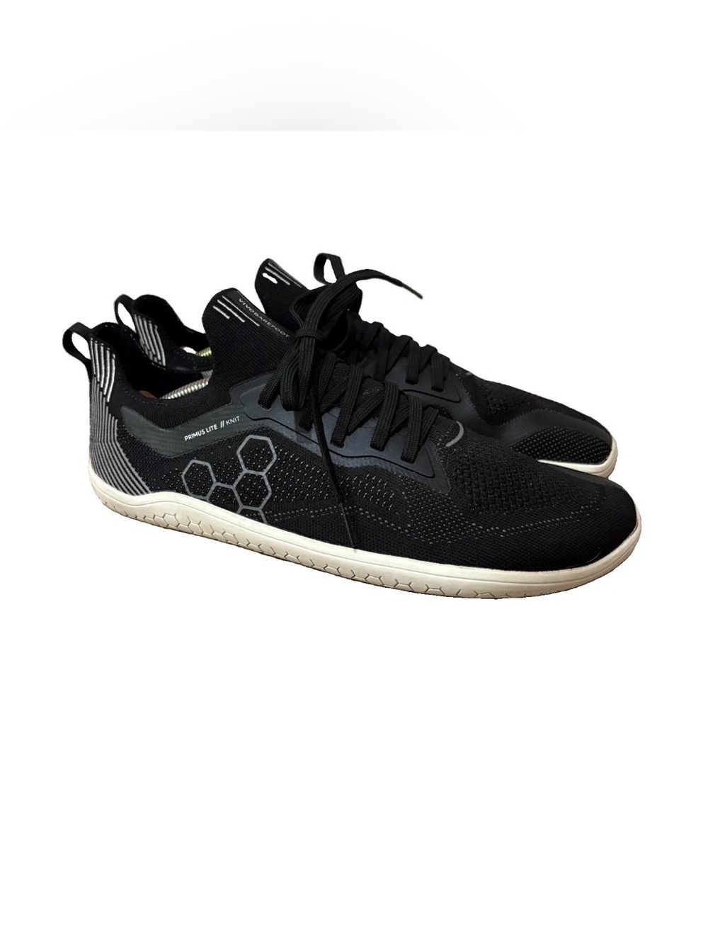 Vivobarefoot Primus Lite Knit Mens 40 Athletic Shoes Black/Obsidian